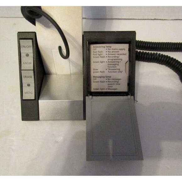 Bang & Olufsen Telephone Beo Vintage Talk 1401 Sleek Modern Desk Answer Machine - Picture 8 of 9